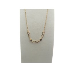 Girocollo in oro 18kt con infinito ref.250621U3.46