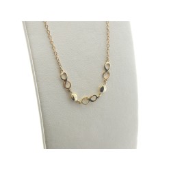 Girocollo in oro 18kt con infinito ref.250621U3.46