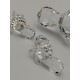 Swarovski Silver Crystal - Castoro baby seduto 164638 Swarovski Silver Crystal - Castoro baby seduto 164638