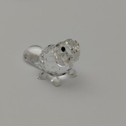 Swarovski  Silver Crystal - Castoro baby seduto 164638