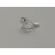 Swarovski Silver Crystal - Castoro baby seduto 164638 Swarovski Silver Crystal - Castoro baby seduto 164638