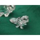 Swarovski Silver Crystal - Castoro baby seduto 164638 Swarovski Silver Crystal - Castoro baby seduto 164638