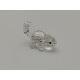 Swarovski Silver Crystal - Castoro sdraiato 164639 Swarovski Silver Crystal - Castoro sdraiato 164639